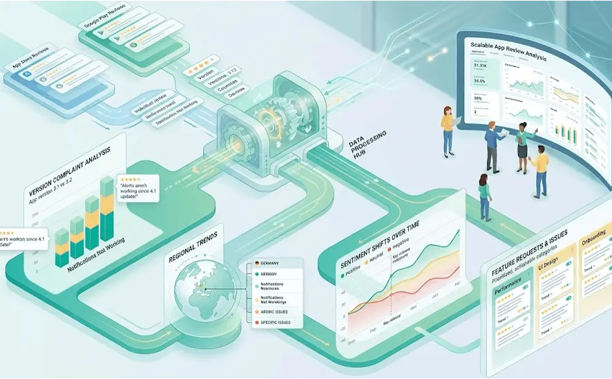 Cover Image for Analysing App Store reviews and online product reviews at scale