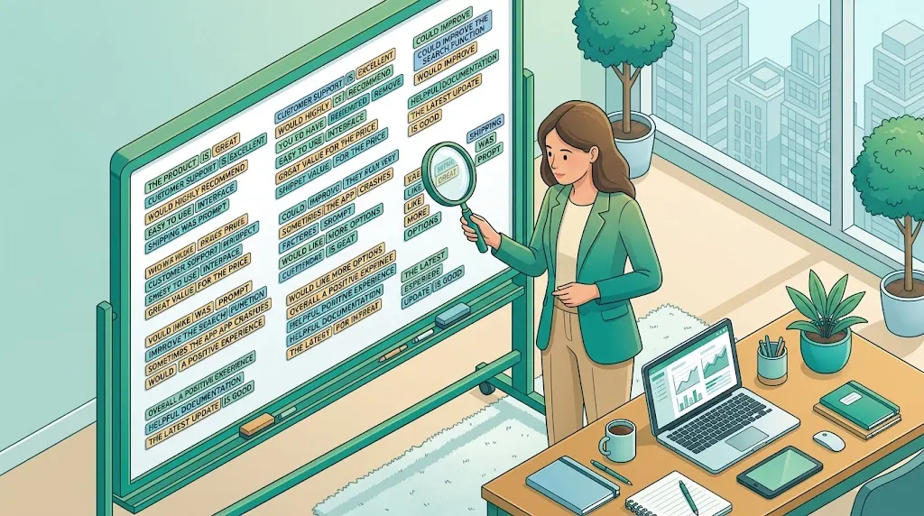 Cover Image for Open text analysis: how to find the themes you didn't know to look for